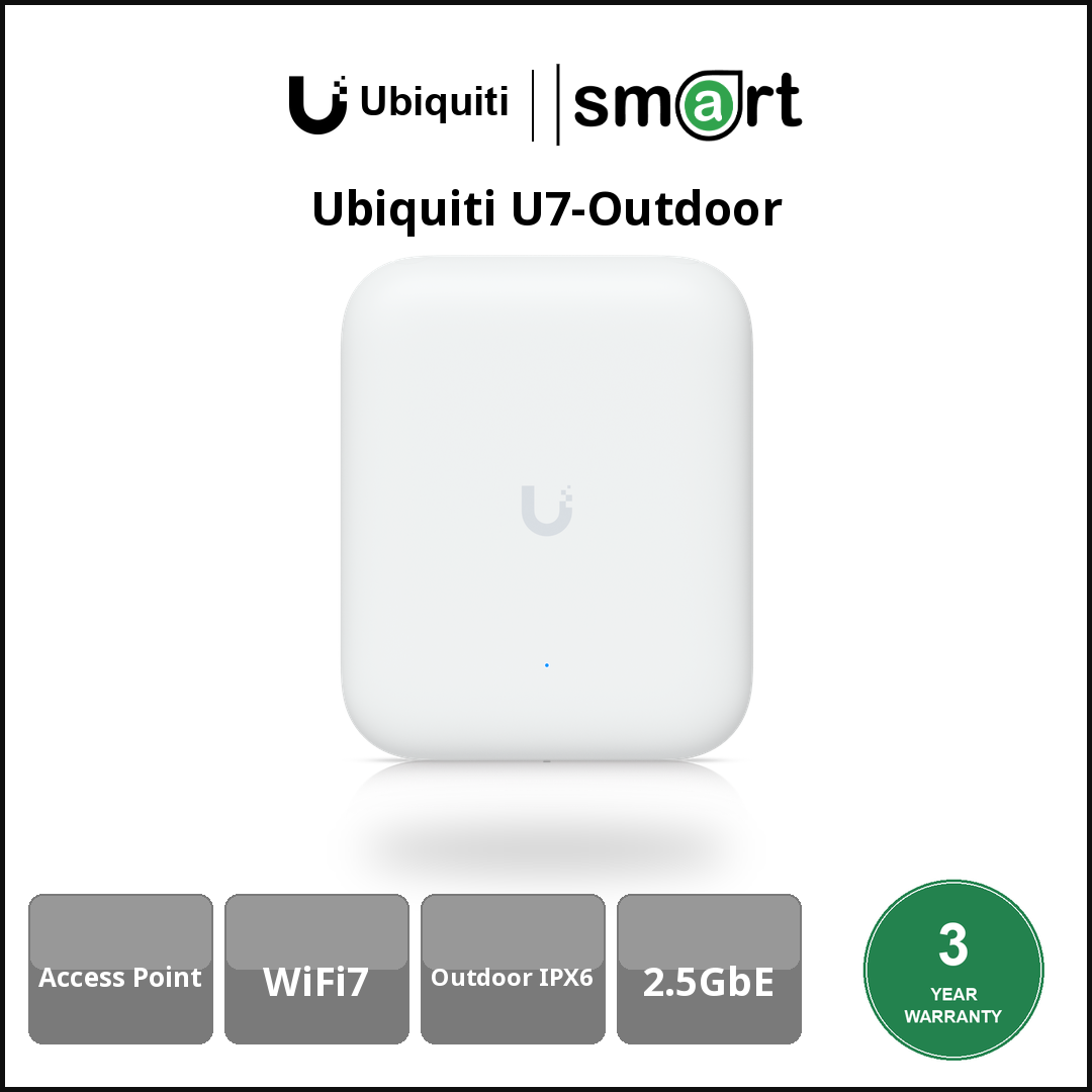 Ubiquiti U7-Outdoor - AP WiFi7 2x2 2.4/5GHz 2.5GbE Outdoor IPX6