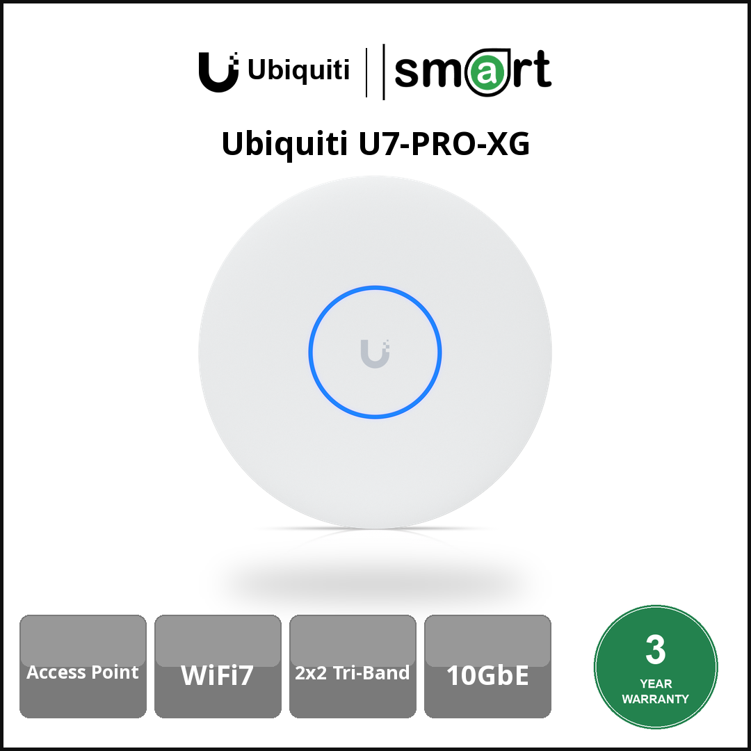 Ubiquiti U7-PRO-XG - AP WiFi7 2x2 2.4/5/6GHz 10GbE Pro XG White