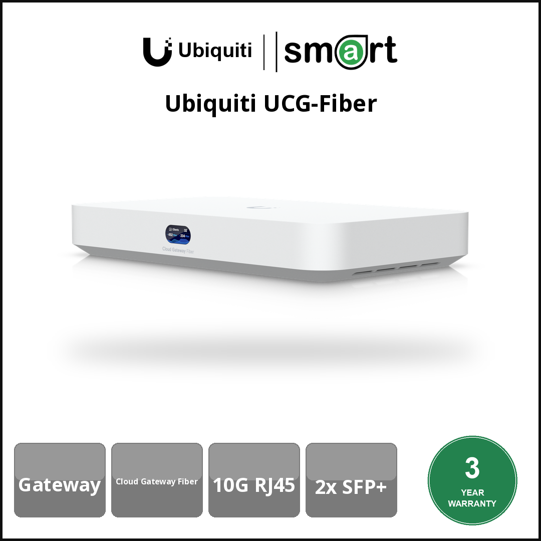 Ubiquiti UCG-Fiber - GW UCG-Fiber 4x2.5G 1WAN 10G RJ45 2SFP+ Gateway