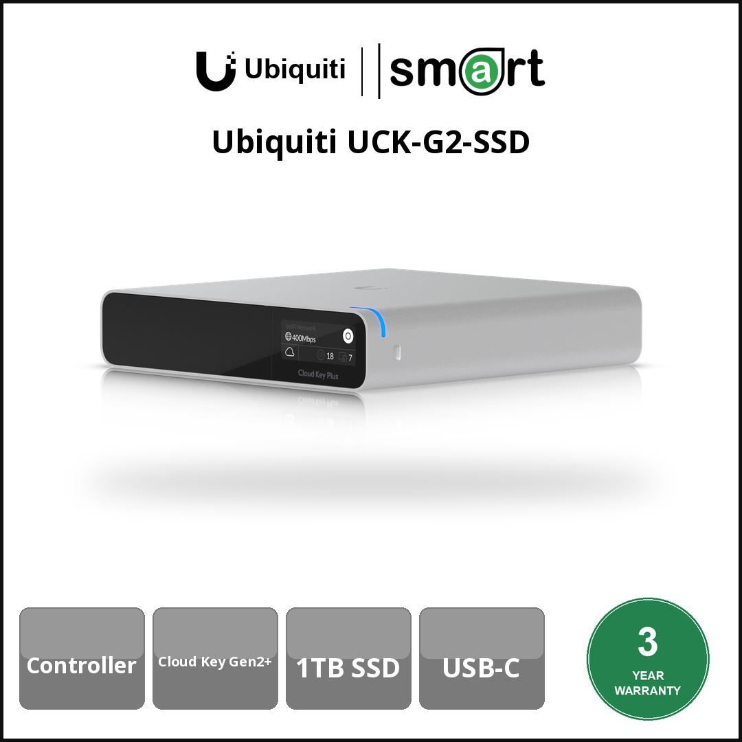 Ubiquiti UCK-G2-SSD - Controller Cloud Key Gen2+ 1TB SSD USB-C