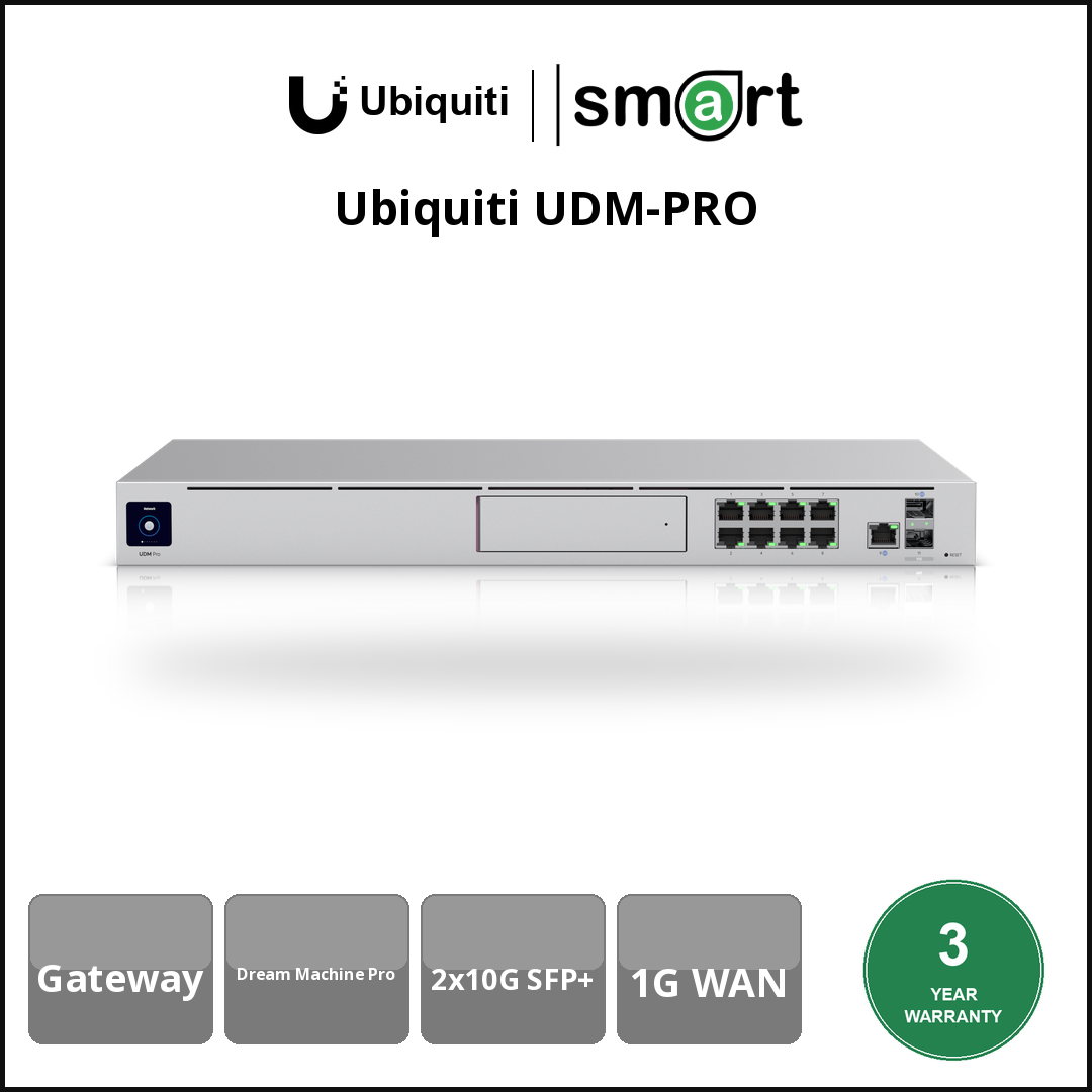 Ubiquiti UDM-PRO - GW UDM Pro (8x1G 1x1GWAN 2x10GSFP+)
