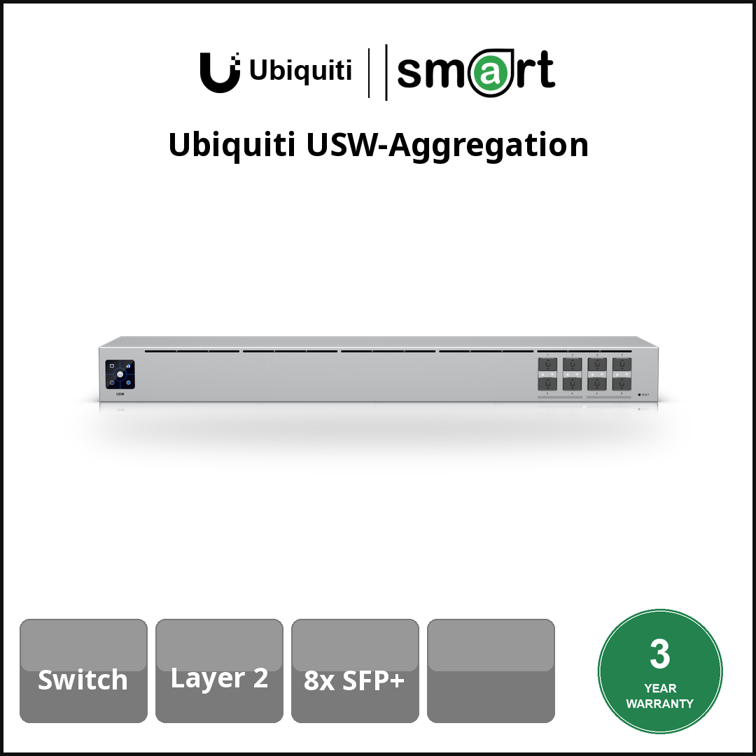 Ubiquiti USW-Aggregation - L2 (8) SW Aggregation (8x10GSFP+)